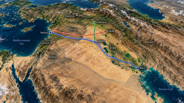 سوريا ومضيق هرمز: ممر بري محدود وخطوط أنابيب قيد الدراسة ومشاريع الربط تنتظر التمويل والأمن